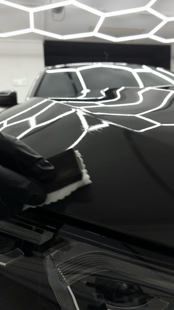Powłoka ceramiczna Gdańsk — precyzyjna aplikacja ceramiki na auto BMW G20 w studiu DazzleDrive